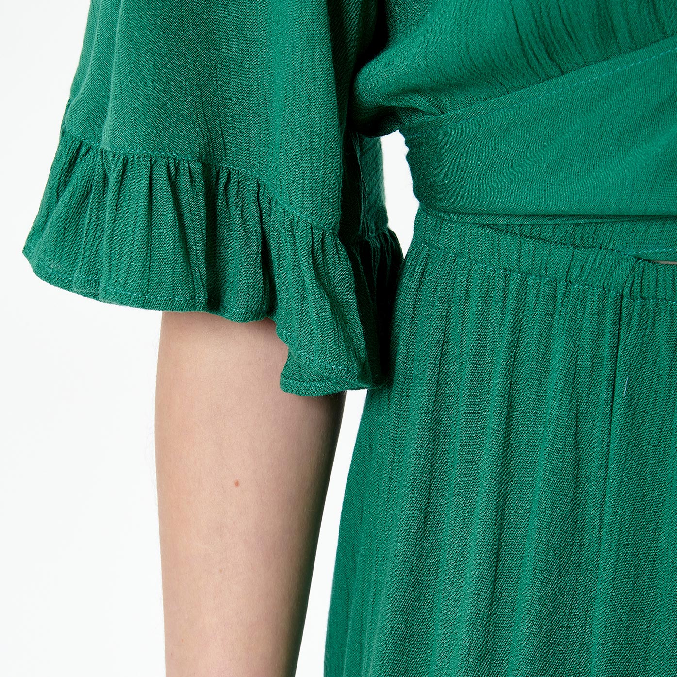 GONG   Robe longue verte Femme