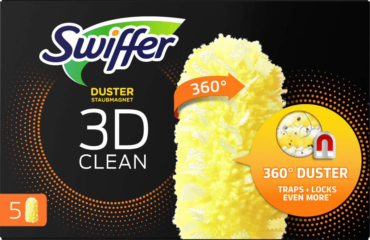 Staubwedelbezüge Staubmagnet 3D Clean Nachfüllpack, 5 St