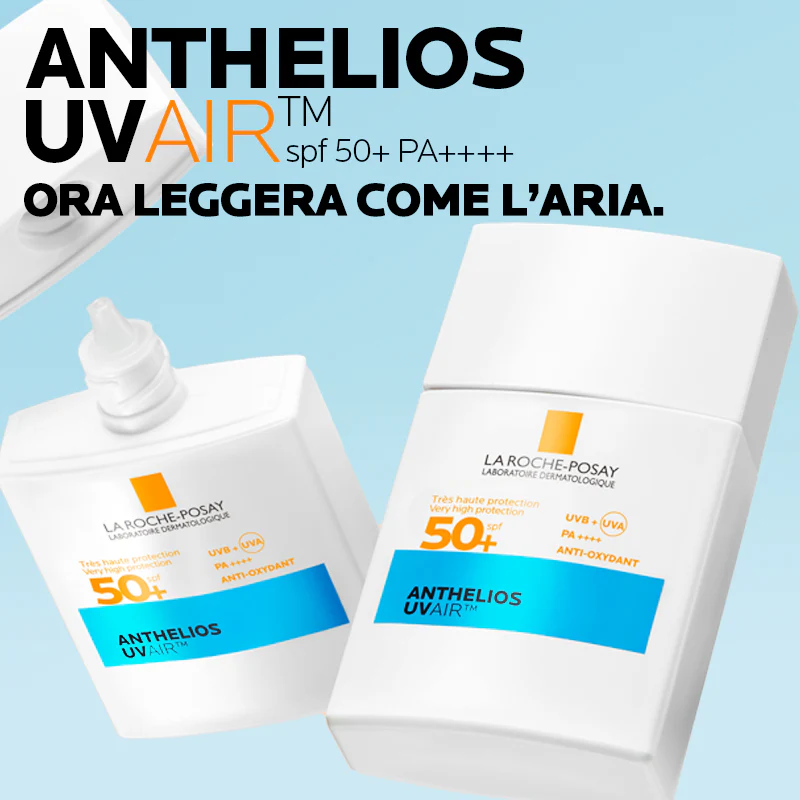 Anthelios UVAir SPF50+ - Sonnenschutzmittel für das Gesicht mit hohem Schutz.