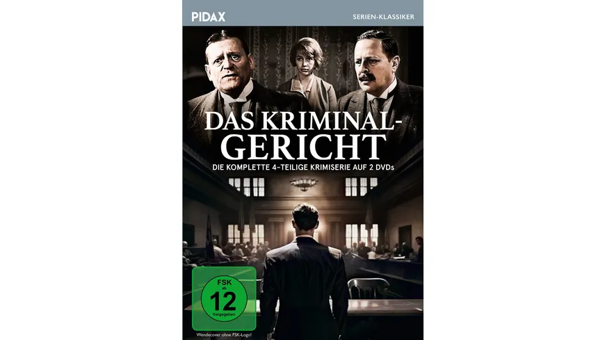 Das Kriminalgericht / Die komplette 4-teilige Krimiserie (Pidax Serien-Klassiker)  [2 DVDs]