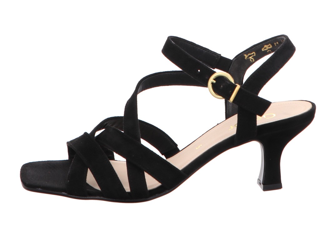 GABOR Komfort Sandalen schwarz Gabor Fashion Riemchensandalen 21.781.17