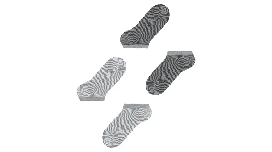 ESPRIT Herren Sneaker Socken Allover Stripe SN 2er Pack grey
