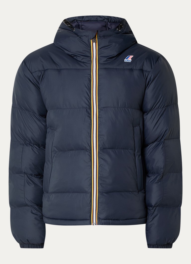 K-Way Le Vrai 3.0 puffer jacket with hood and logo