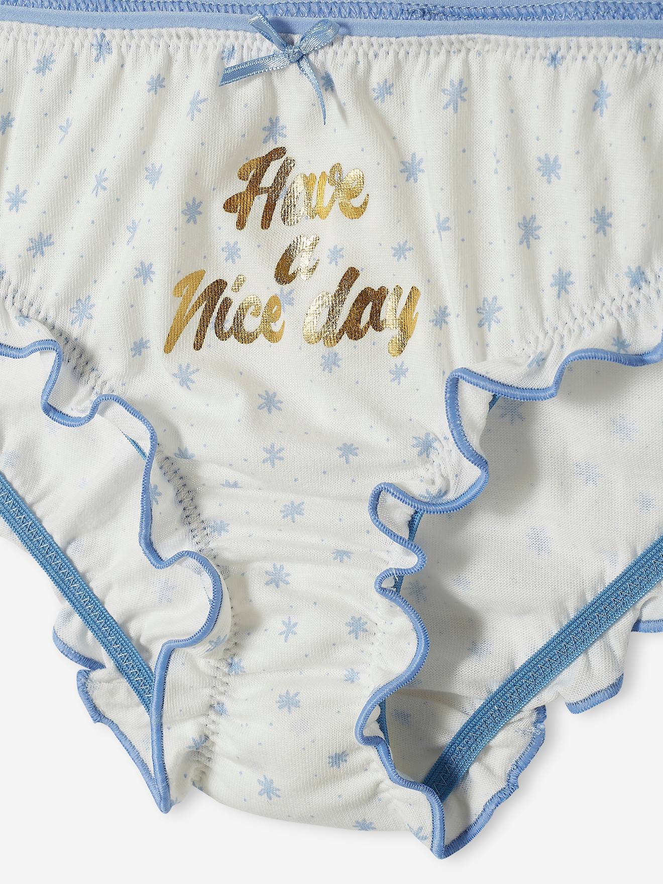 Lot de 3 culottes volantées fille lot ivoire