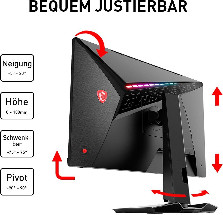MSI Optix MAG274QRFDE-QD Gaming-LED-Monitor (69 cm/27 