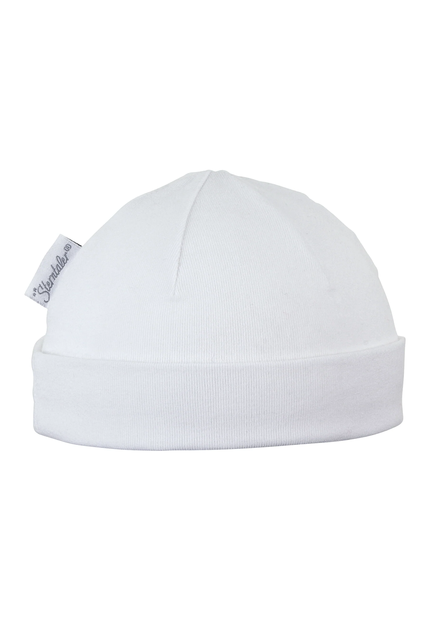 OCS Beanie aus Singlejersey (Bio) uni in Weiß