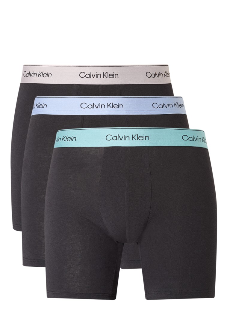 Lot de 3 boxers Calvin Klein avec ceinture logotée