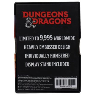 Dungeons & Dragons Metallbarren Player Handbook Limited Edition