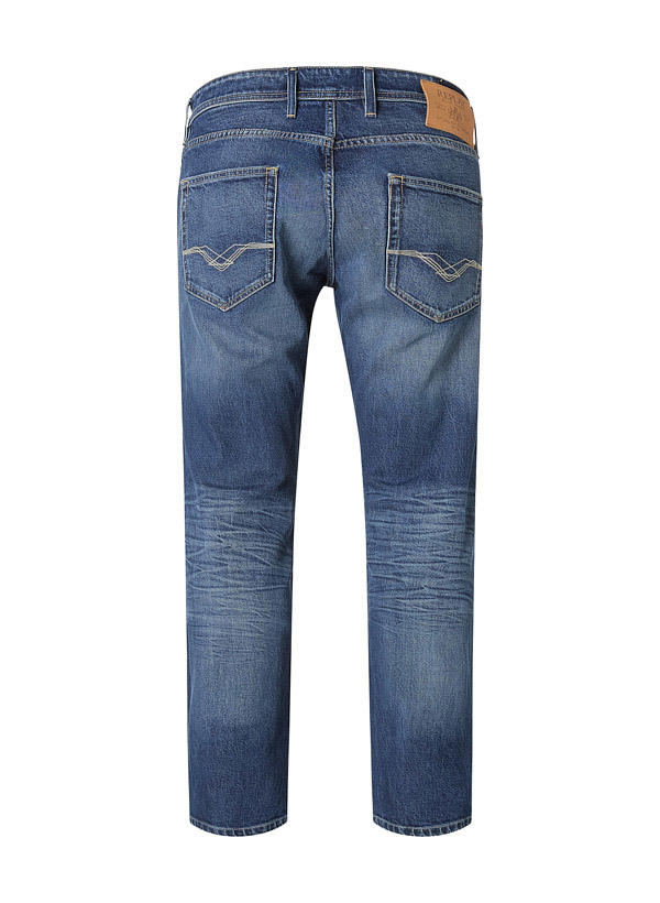 Replay, Jeans Grover, Straight Fit, Baumwoll-Stretch, dunkelblau