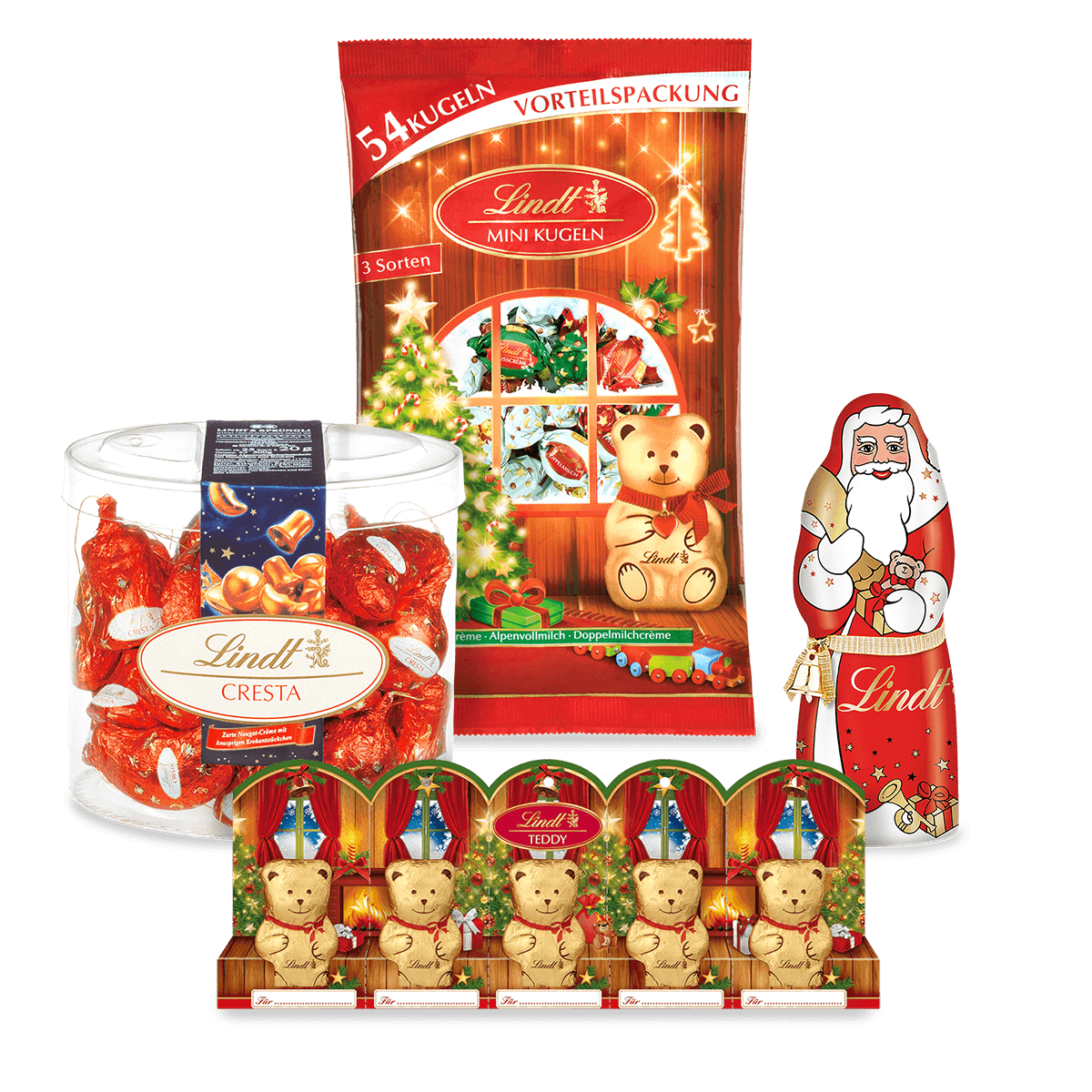 Lindt "Alles für den Nikolausstiefel" Weihnachtsset, 888g