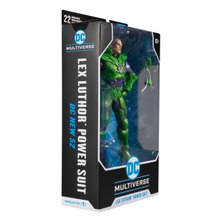 DC Multiverse Actionfigur Lex Luthor Power Suit DC New 52 18 cm *Mängelexemplar*