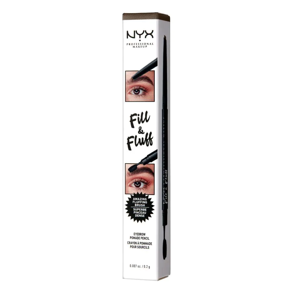 NYX Fill & Fluff olovka za obrve pepeljasto smeđa
