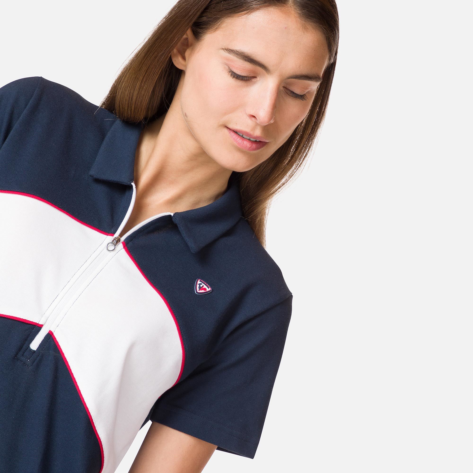 Robe polo femme en coupe ample