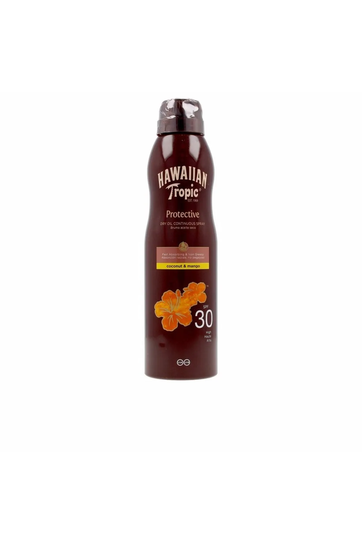 Hawaiian Tropic  Kokosnuss- und Mangoöl Bruma Spf30 Spray Hawaiian Tropic 180 ml