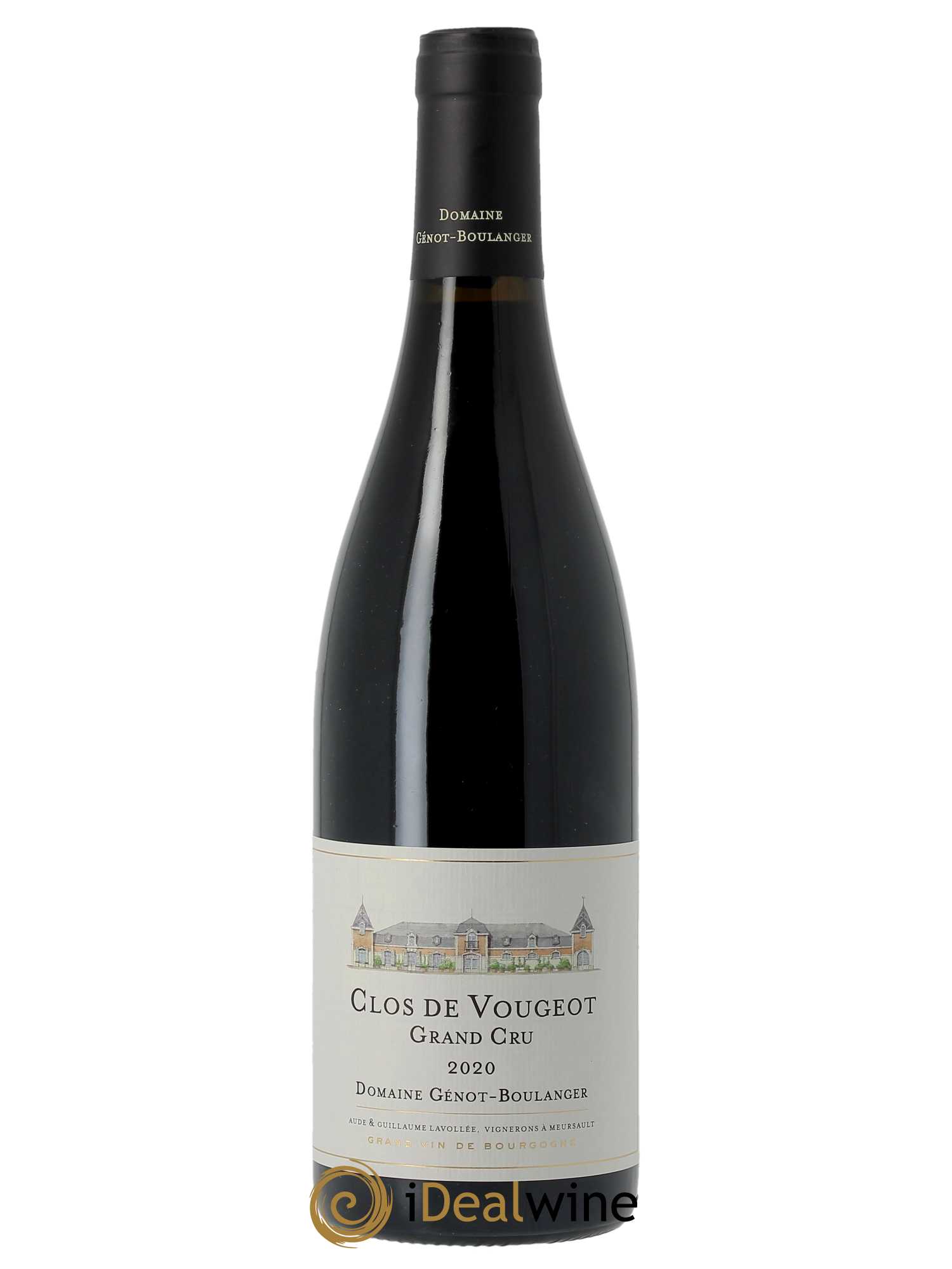 Clos de Vougeot Grand cru Génot-Boulanger (Domaine)  2020 - Lot de 1 Bouteille