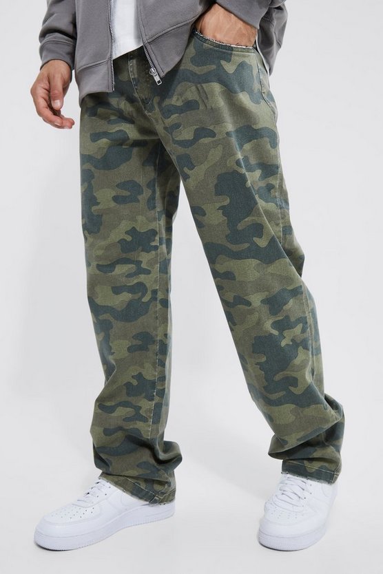 Lockere Camouflage-Hose