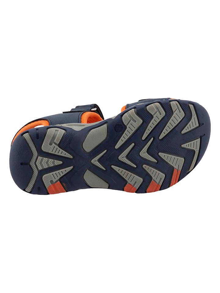 Tom Tailor Sandalen in Dunkelblau/ Orange günstig kaufen