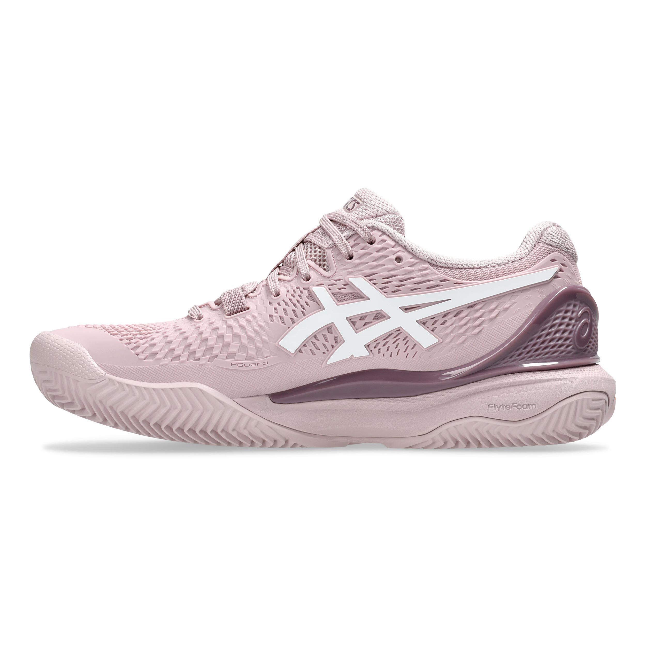 Gel-Resolution 9 Clay Sandplatzschuh Damen - Beige, Weiß