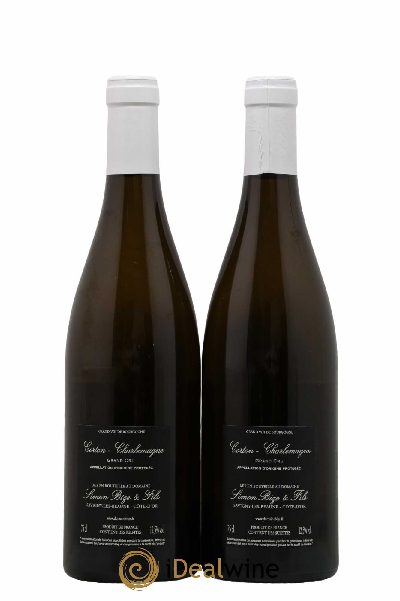 Corton-Charlemagne Grand Cru Simon Bize & Fils  2020 - Lot de 2 Bouteilles