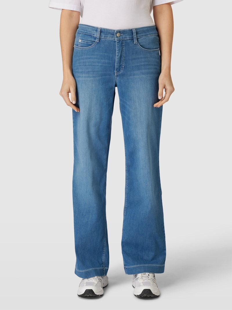 Jeans mit 5-Pocket-Design Modell 'Dream' in hellblau