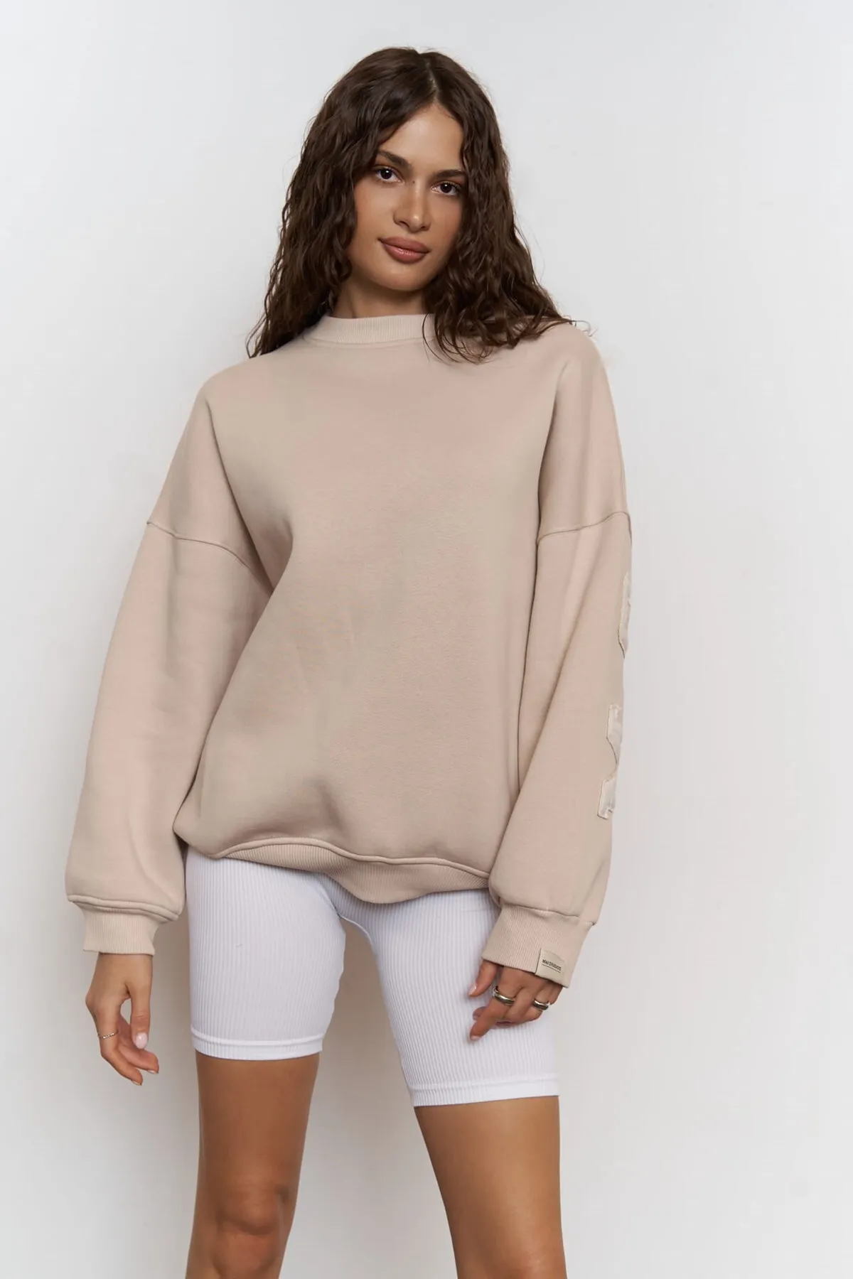 MAİ COLLECTİON  Saddle Mcllctn Bone Oversize-Sweatshirt
