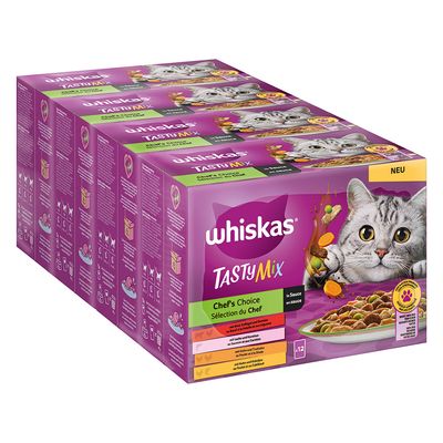 Jumbopack Whiskas Tasty Mix Portionsbeutel 96 x 85 g