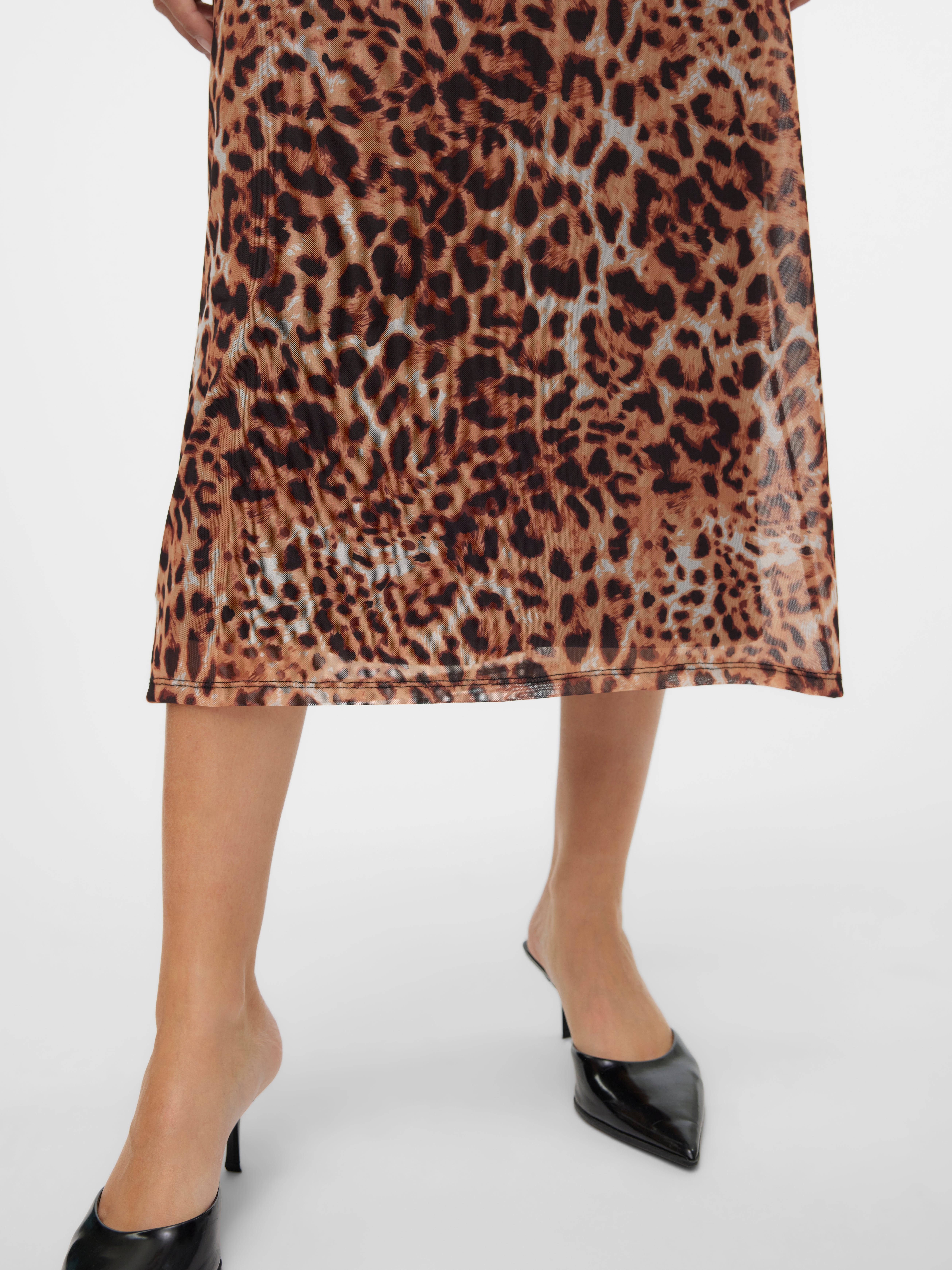 VMOLIVIA Hohe Taille Langer Rock
