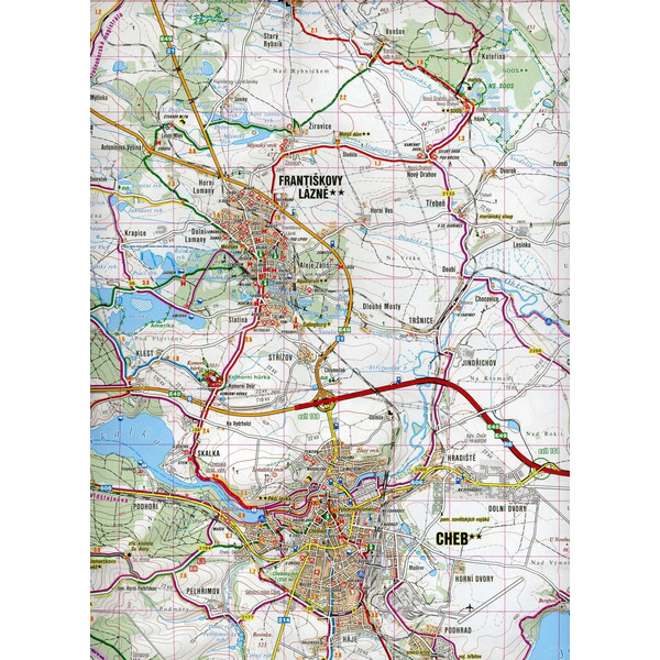 Wanderkarte Tschechien Assko, Chebsko 1 : 40 000 - Wanderkarte