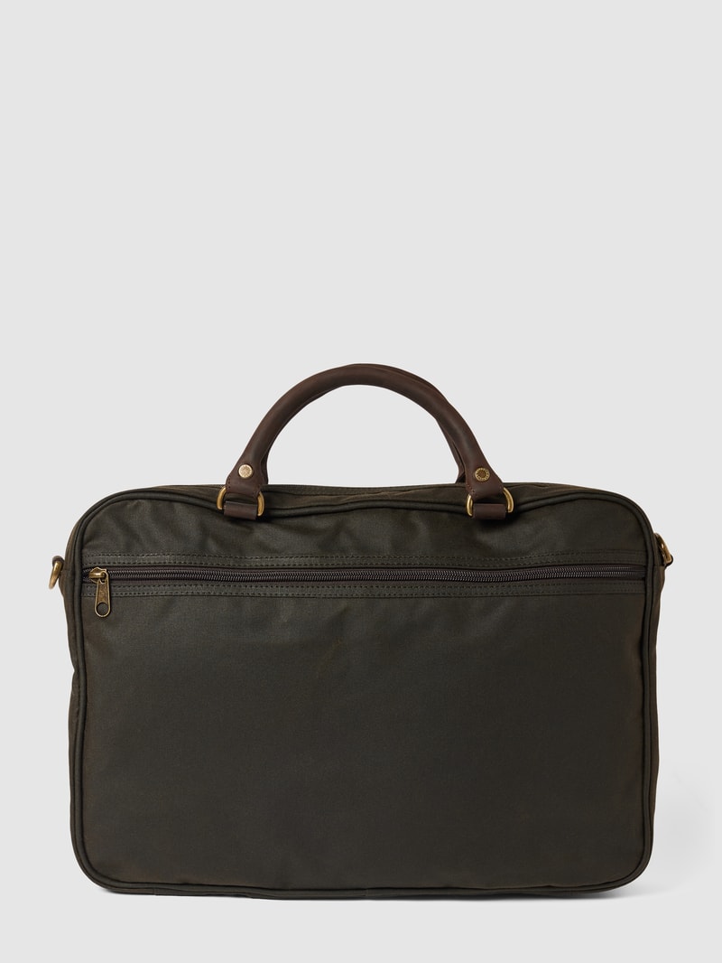 Laptoptasche mit Tragehenkel in olivgrün