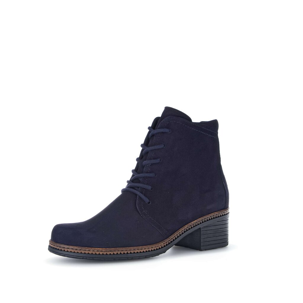 Gabor fashion Schnürstiefelette blau