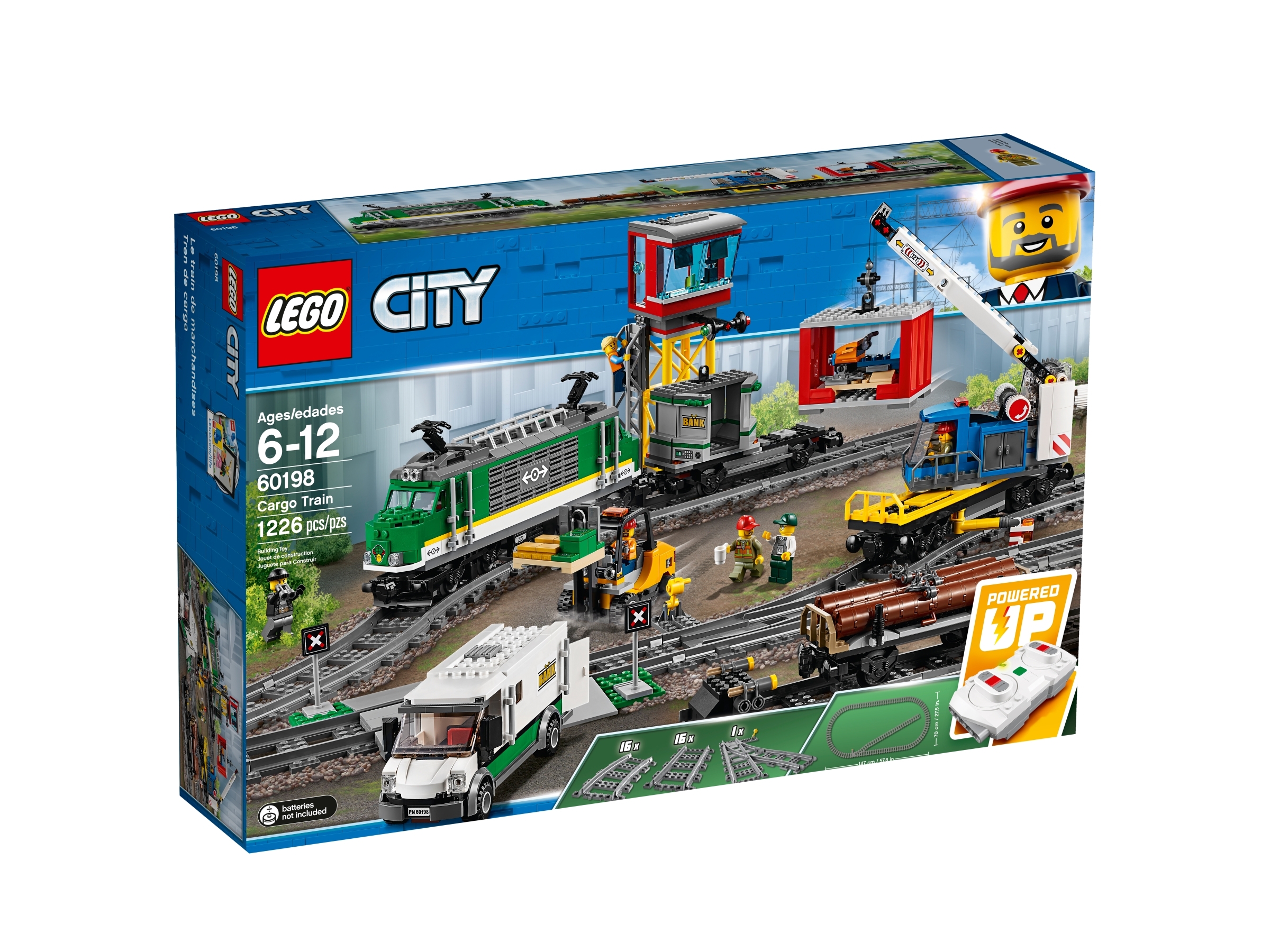 Le train de marchandises télécommandé 60198
