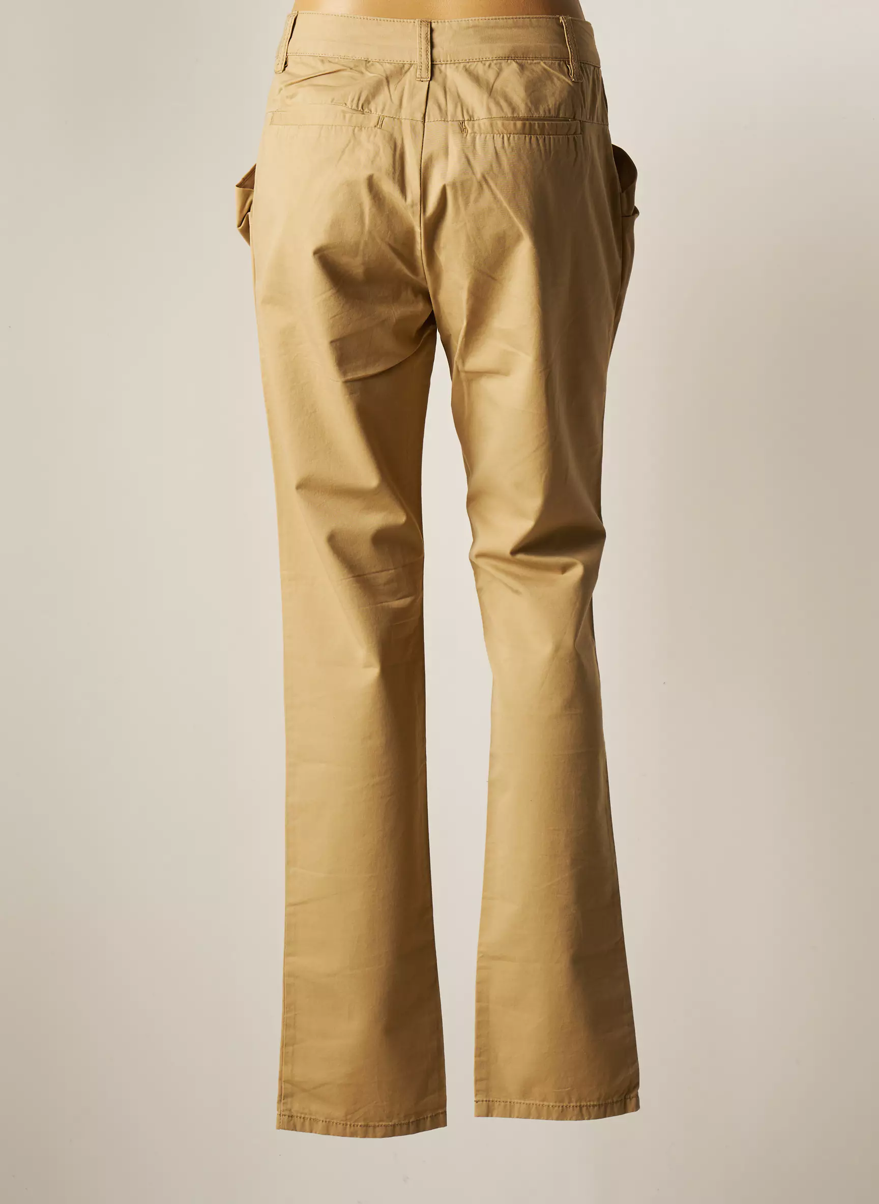 Only Pantalons Chino Femme couleur beige