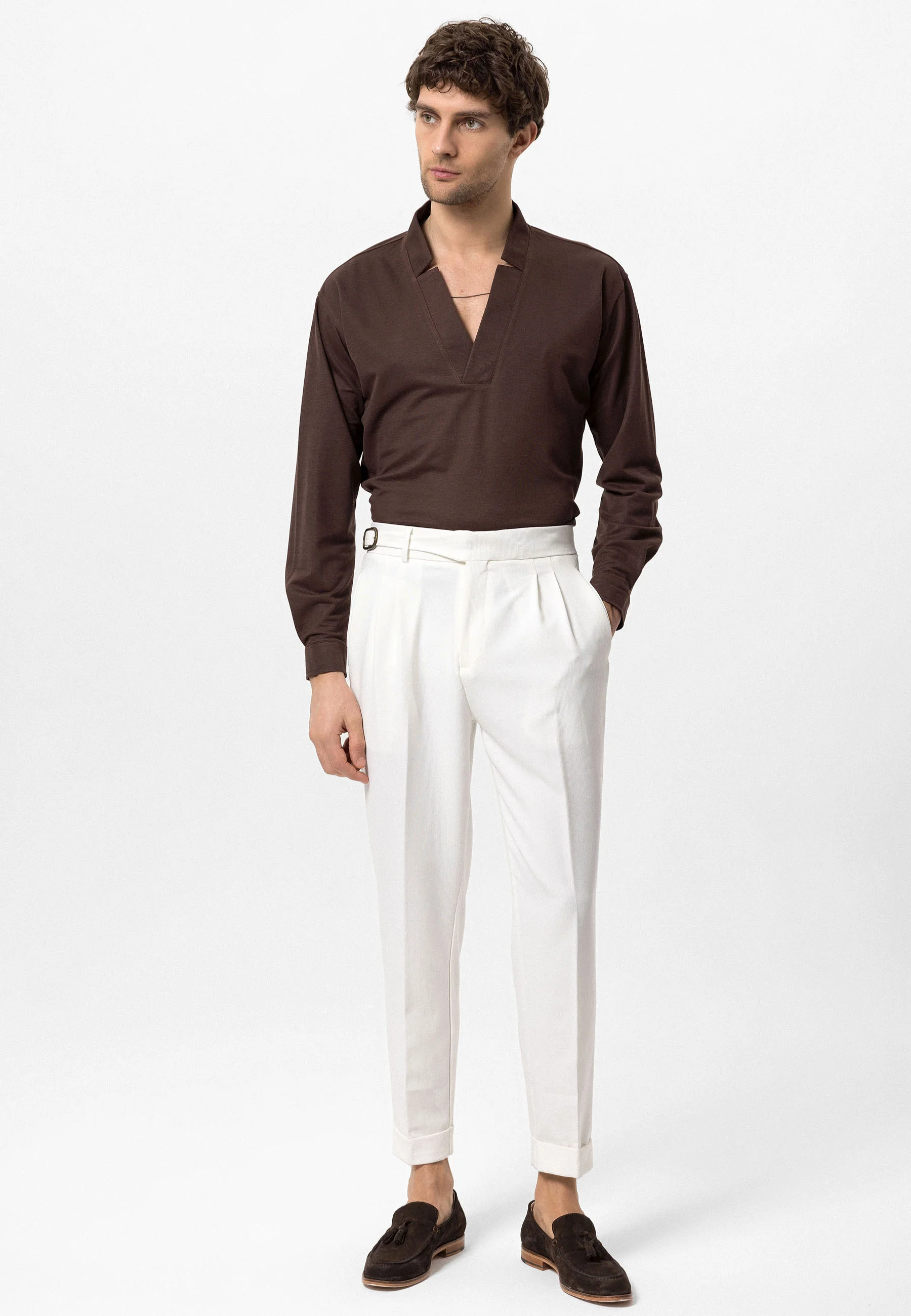 Antioch SUCRE - CINTURA ALTA - AJUSTE REGULAR - Pantalón