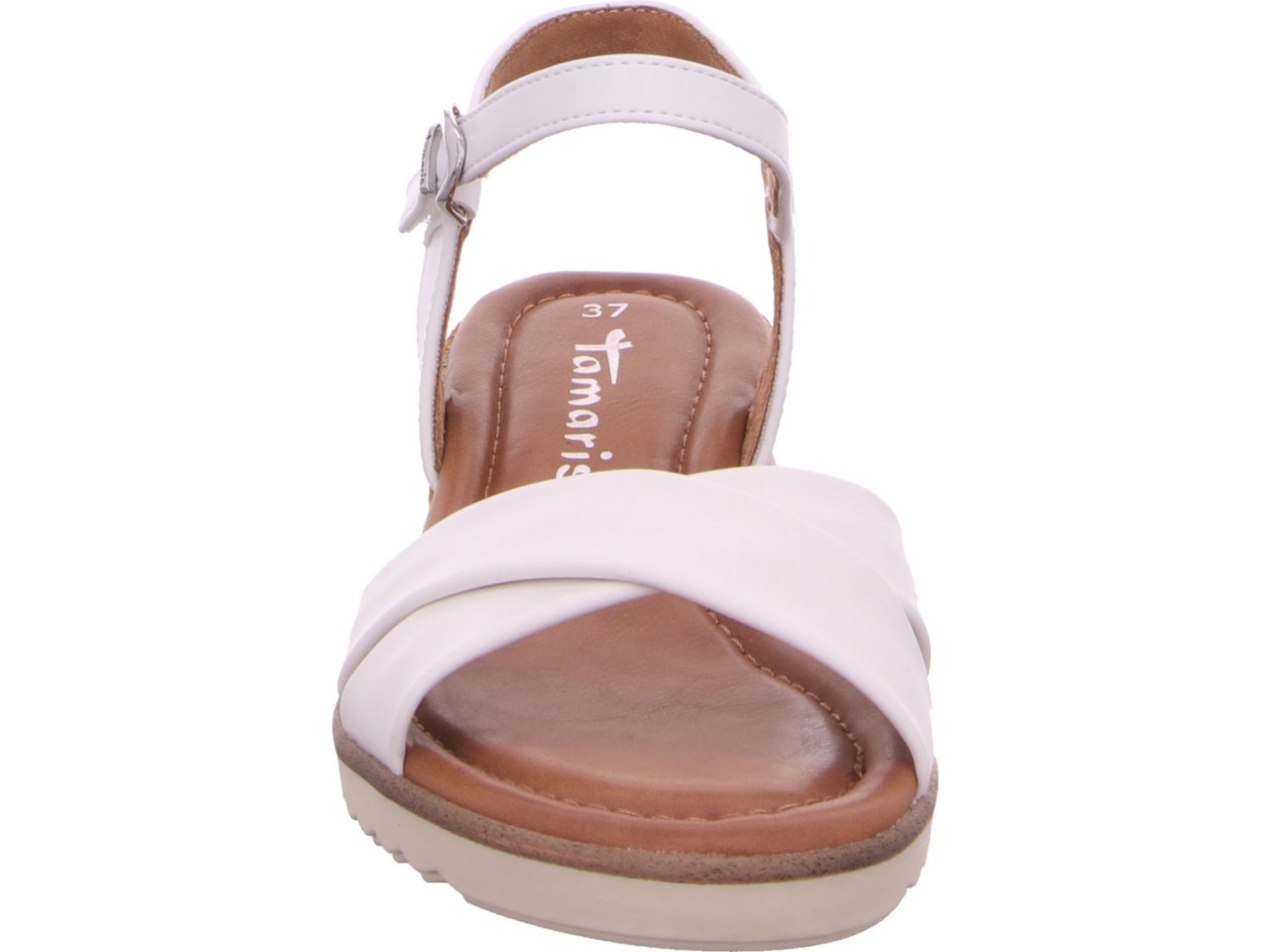 TAMARIS Klassische Sandalen weiss