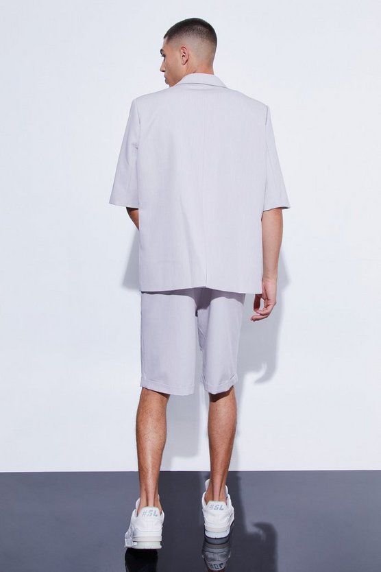 Lockere Anzug-Shorts
