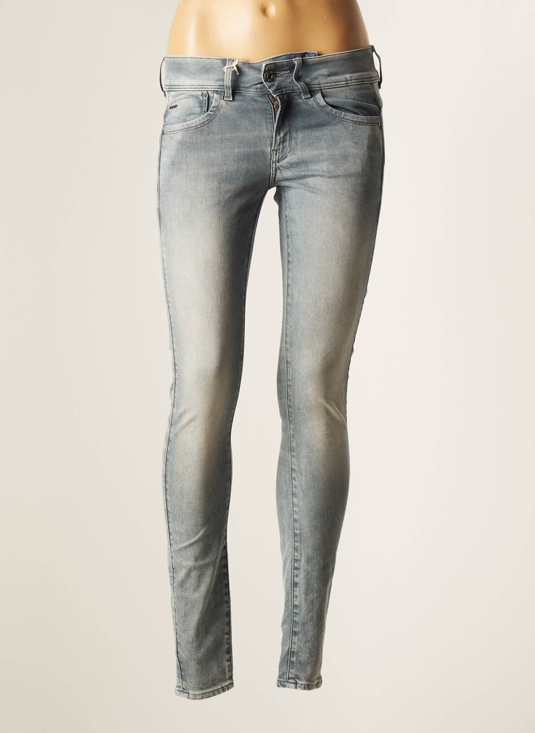 G Star Jeans Skinny Femme couleur gris