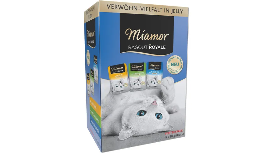 Miamor Katzennassfutter Ragout Royale in Jelly Vorteilspack 1.2 kg