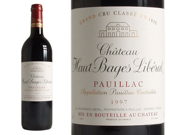 Château Haut-Bages Liberal Rouge 1997, Cinquième Cru Classé En 1855 Bordeaux Pauillac