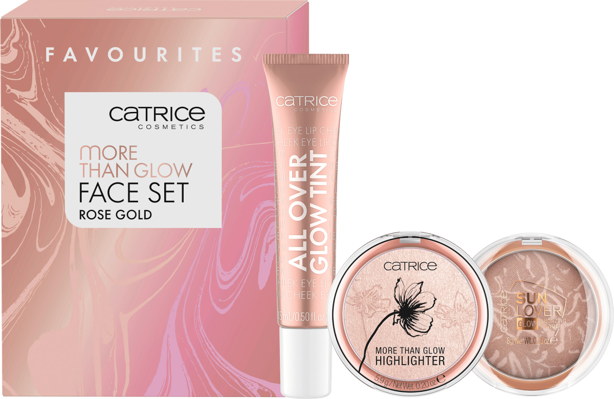 Geschenkset More Than Glow Face Rose Gold 3tlg, 1 St