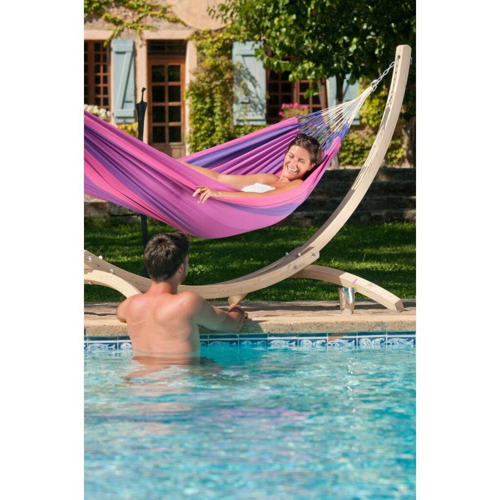 La Siesta Hängematte Orquídea Klassische Einzel-Hängematte aus Baumwolle versch. Farben
