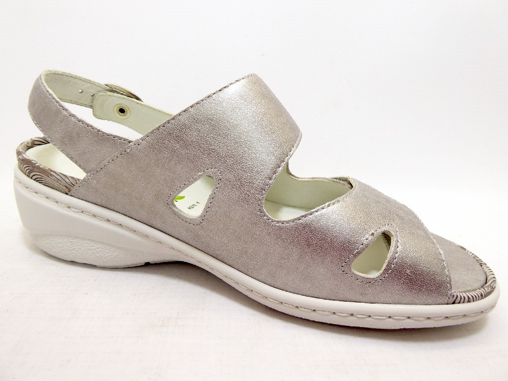 WALDLÄUFER Komfort Sandalen schwarz HAIR MEMPHIS