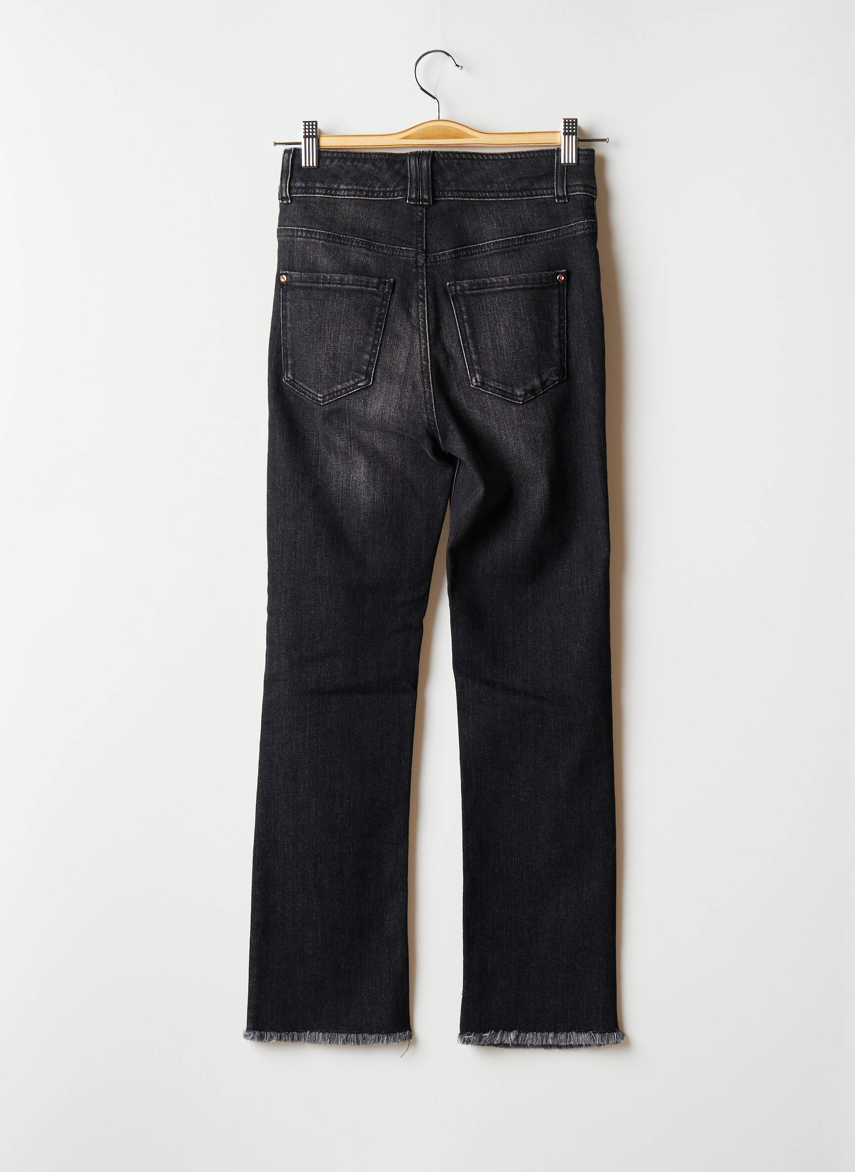 River Woods Jeans Coupe Large Femme couleur noir
