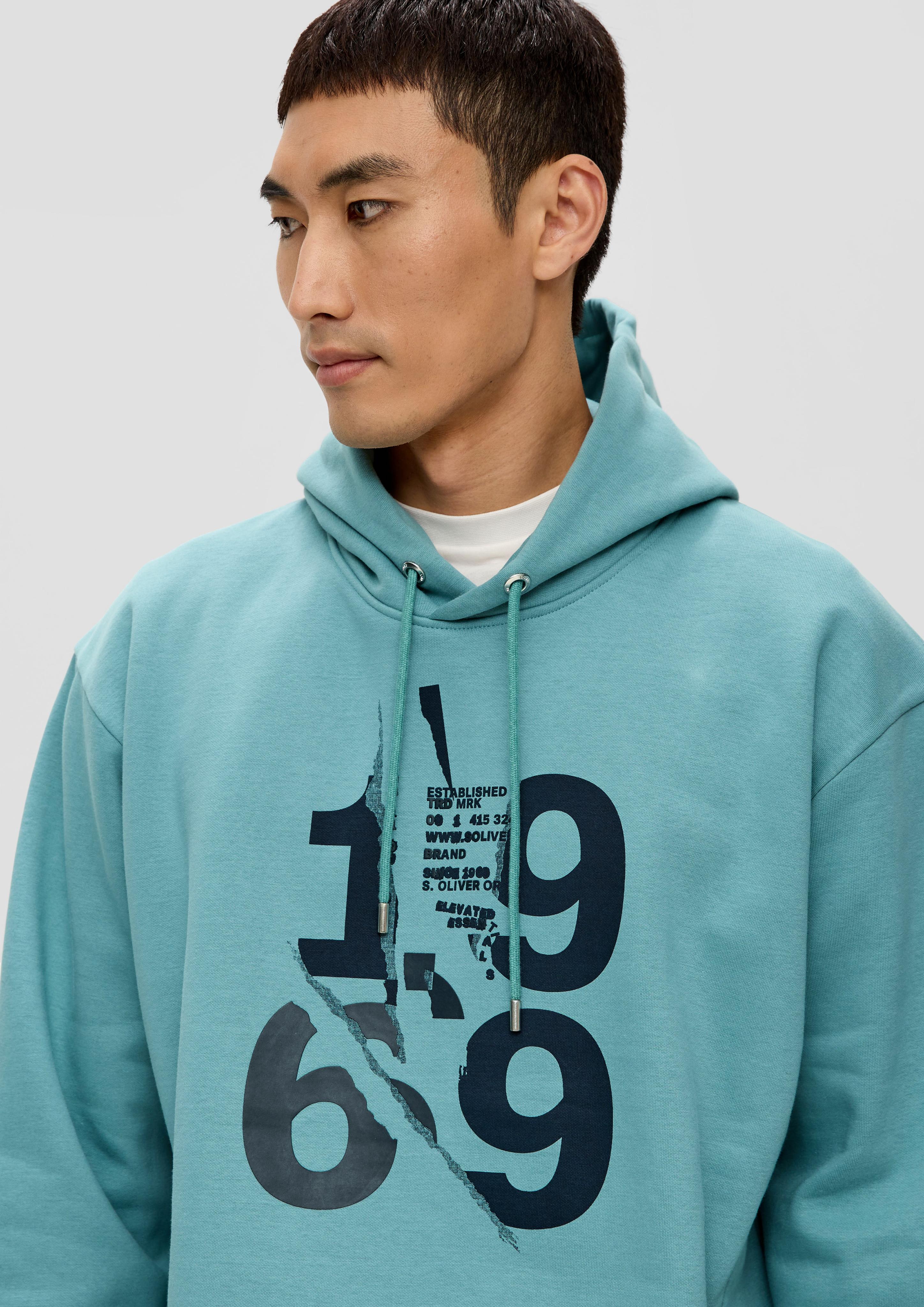 Kapuzensweater mit Frontprint  2138658-65D2