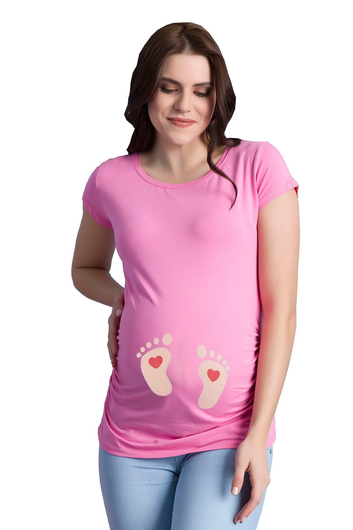 M.M.C. Umstandsshirt Baby Füße mit Motiv