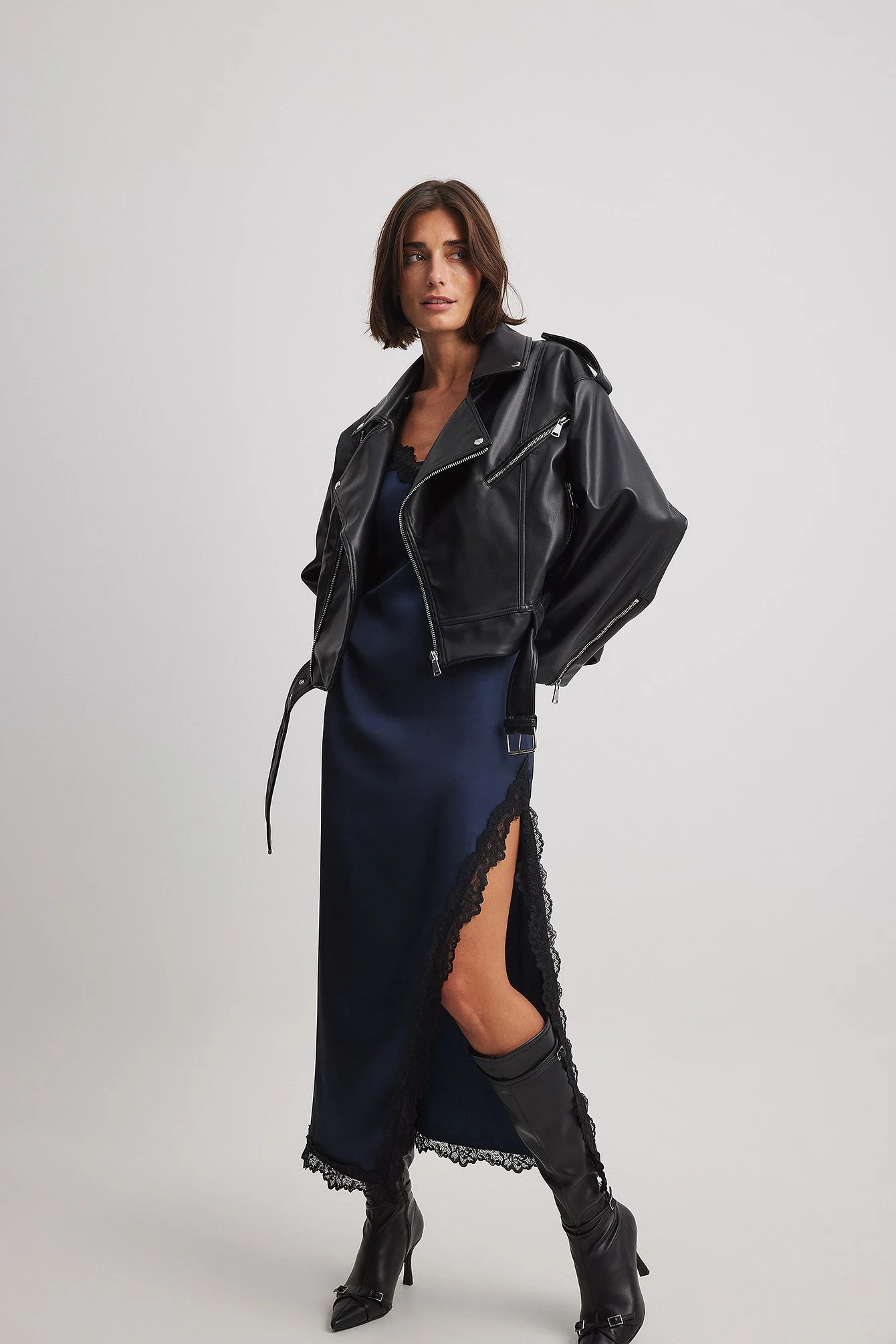PU Biker Jacke