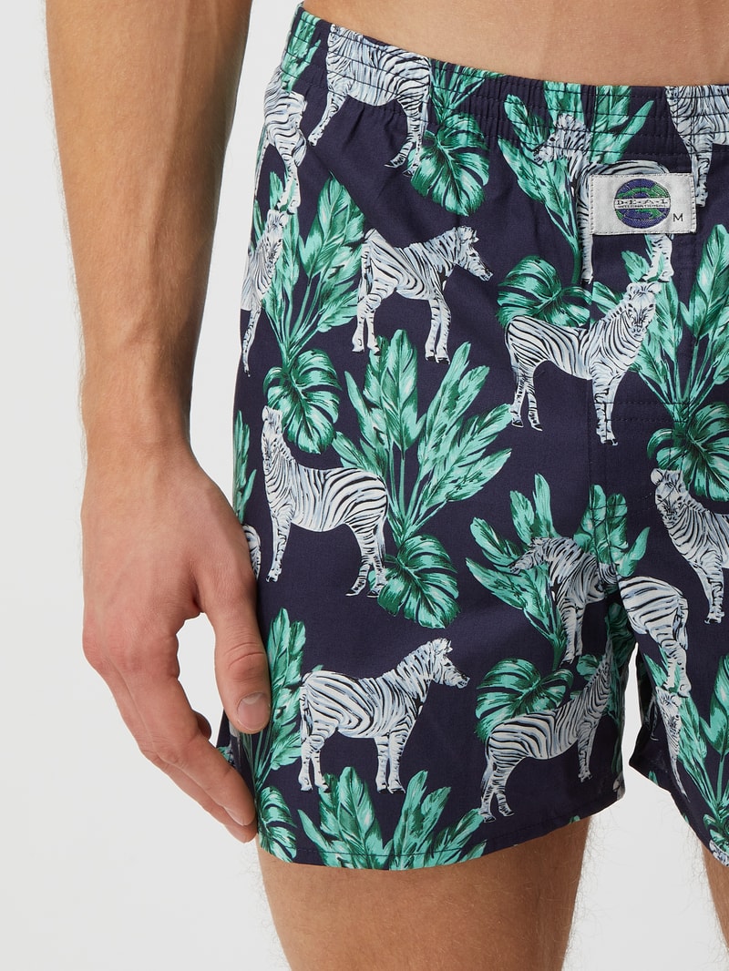 Boxershorts aus Baumwolle in dunkelblau