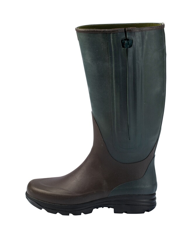 Parforce Gummistiefel Neo-2 mit Rei&szlig;verschluss und Neoprenfutter