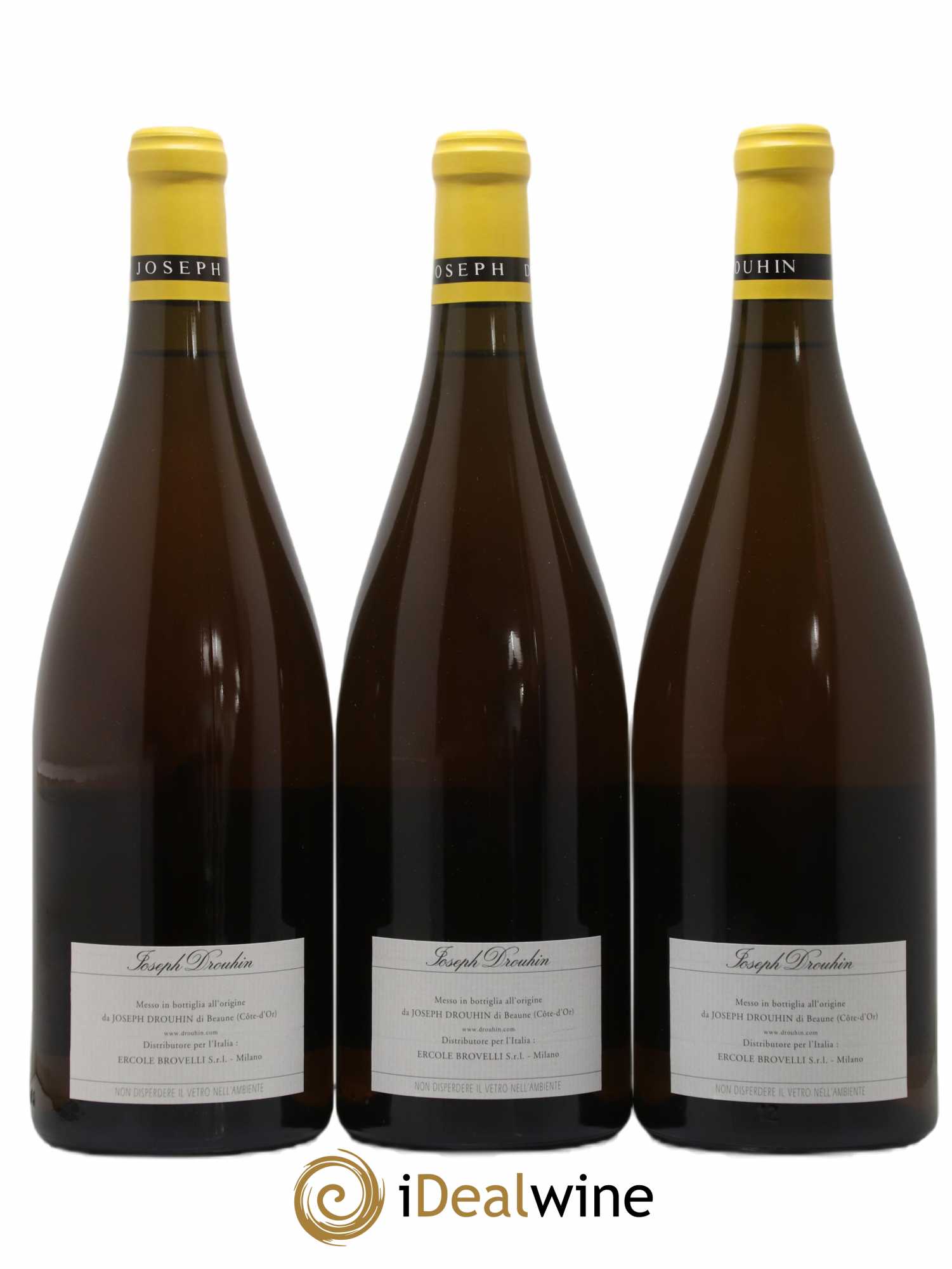 Meursault 1er Cru Hospices de Beaune Genevrières Cuvée Baudot - Joseph Drouhin 2008 - Lot de 3 Magnums