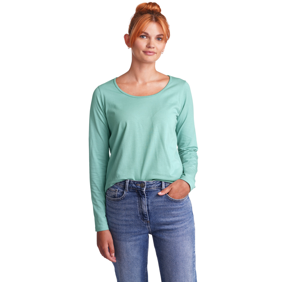 2 Damen Langarmshirts im Set