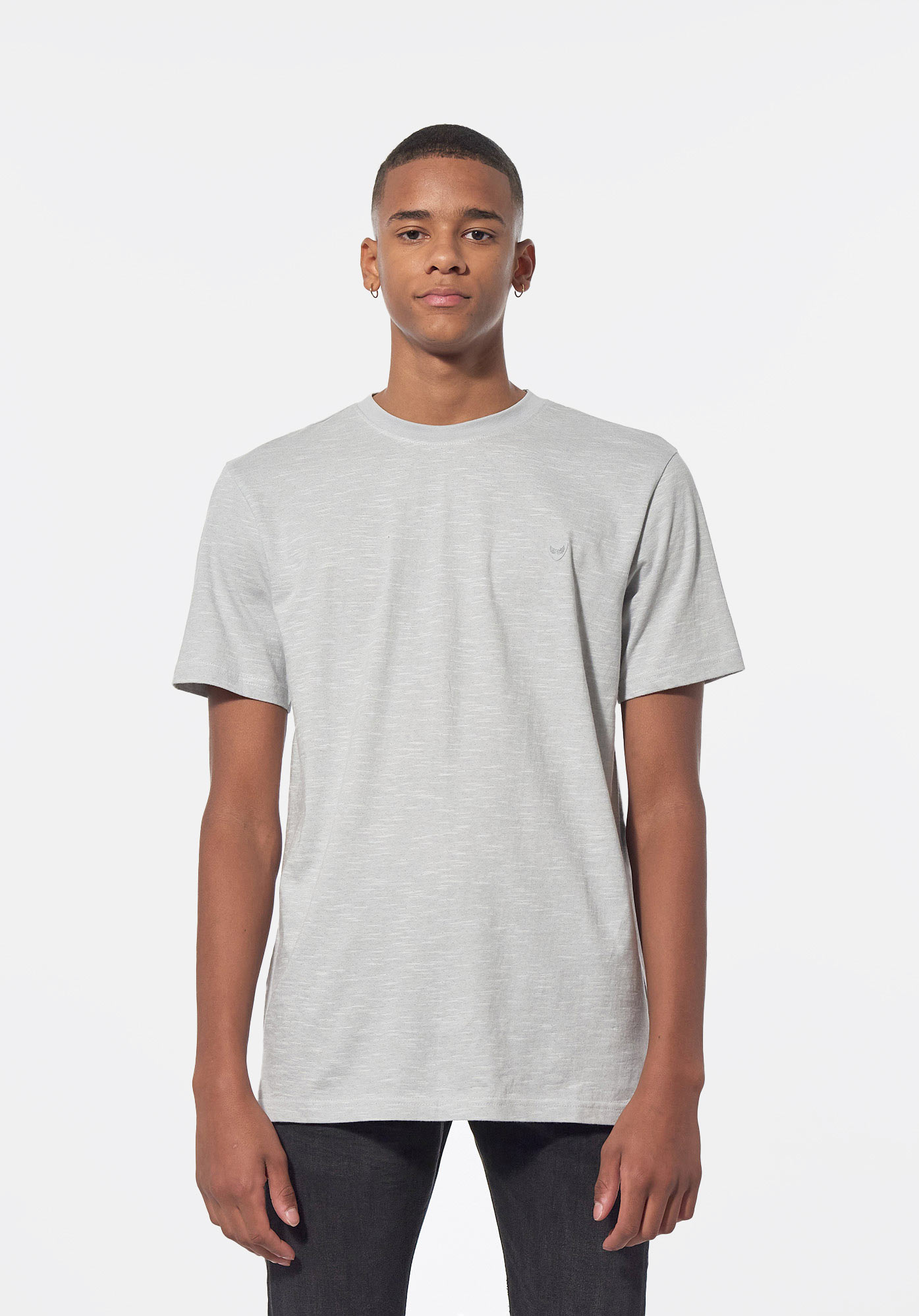 CAIN   T-shirt bleu clair Homme en 100% coton bio
